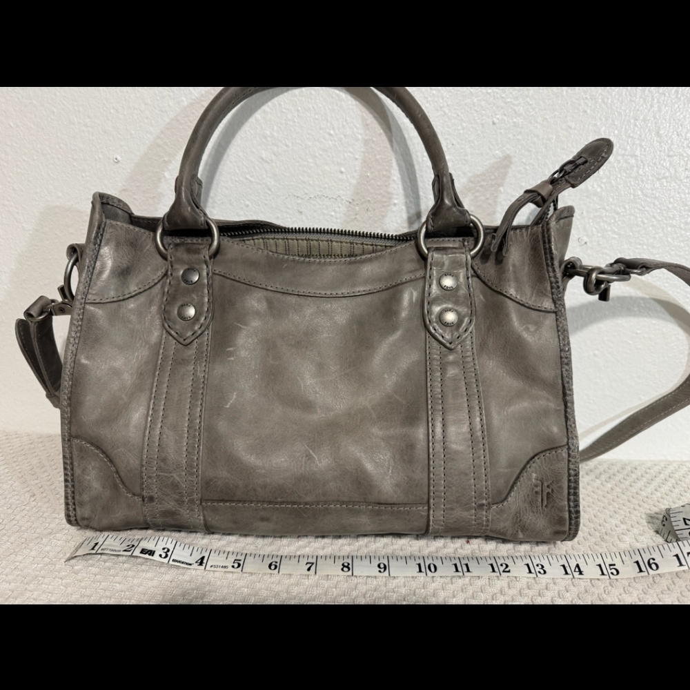 Frye Stone Leather Satchel - Picture 5 of 5